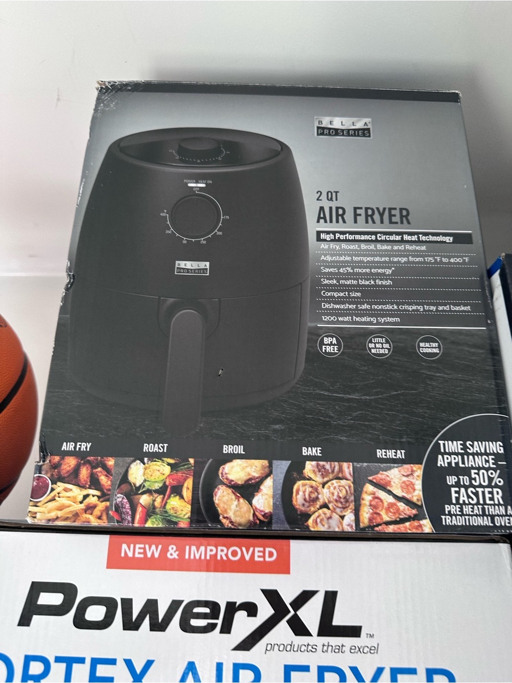 2 Qt Black Air Fryer - Compact Countertop Cooker
